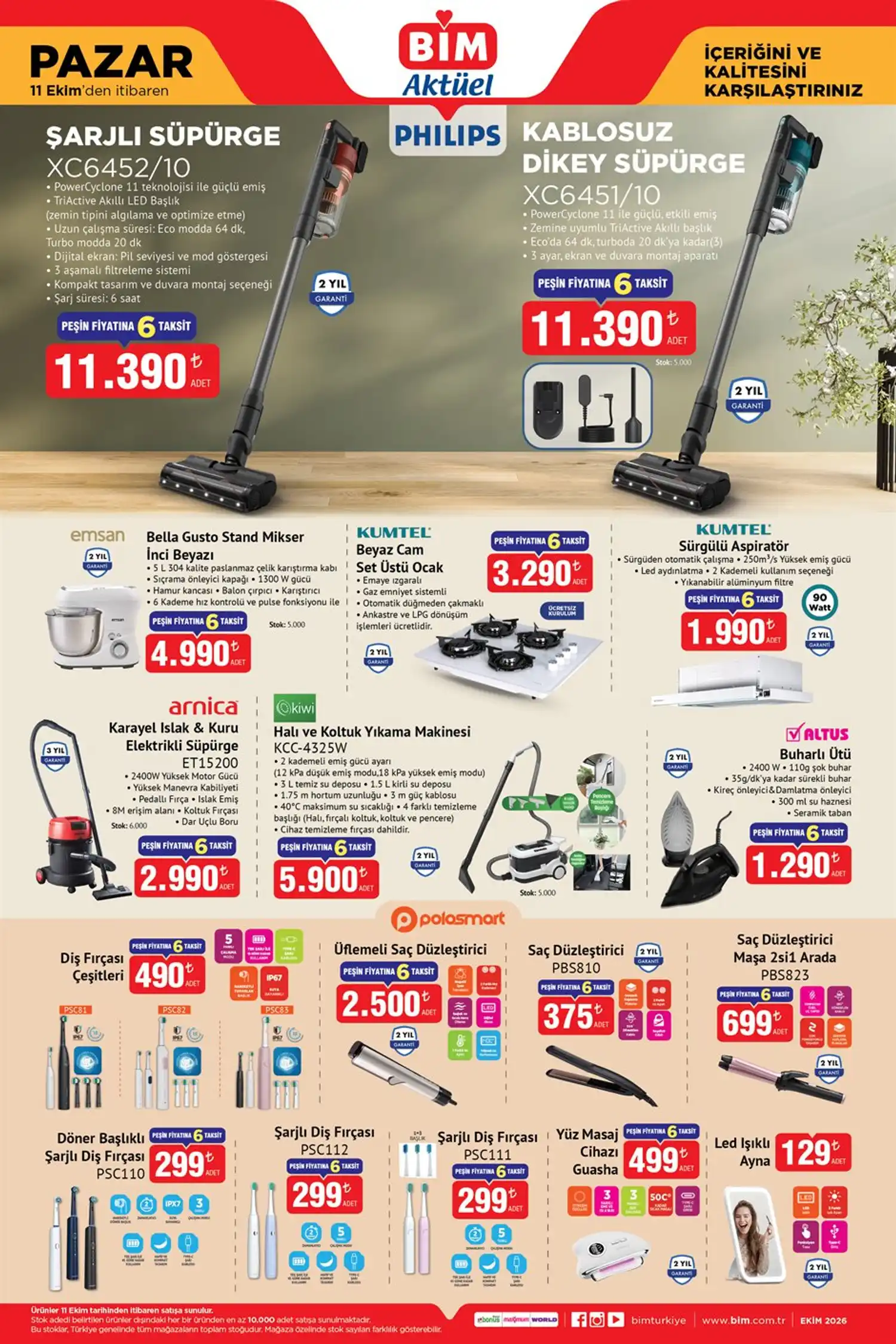 BİM 11 Ekim 2026 Aktüel Ürünler Kataloğu 2