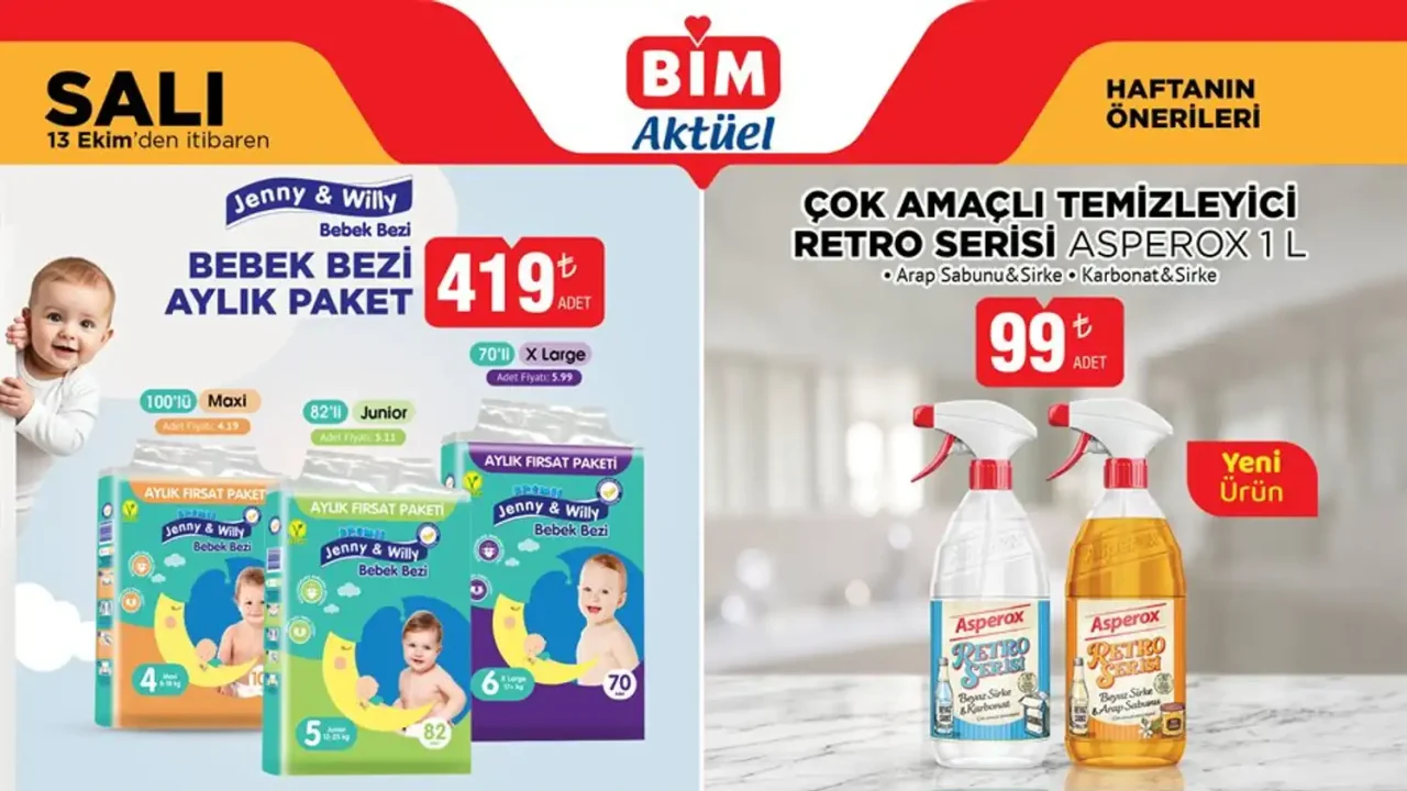 BİM 13 Ekim 2026 Aktüel Ürünler Kataloğu