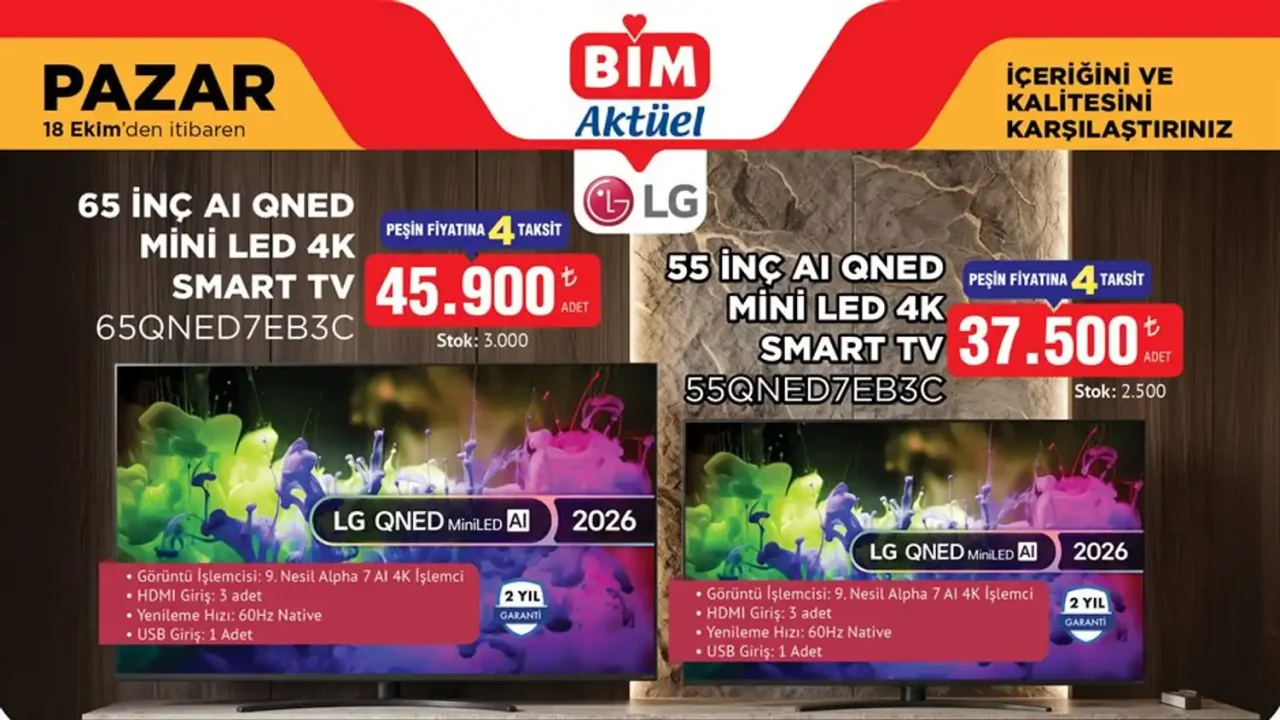 BİM 18 Ekim 2026 Aktüel Ürünler Kataloğu