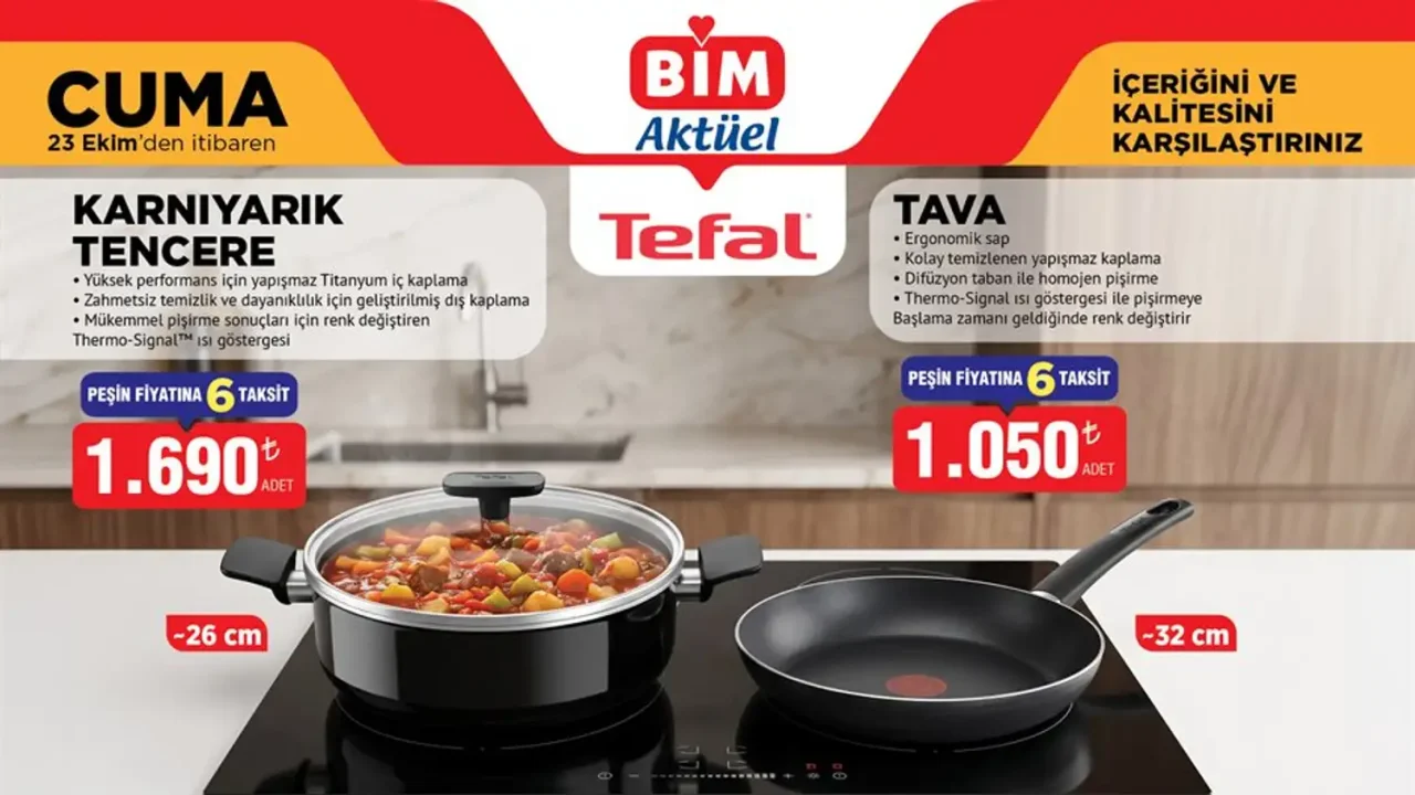 BİM 23 Ekim 2026 Aktüel Ürünler Kataloğu