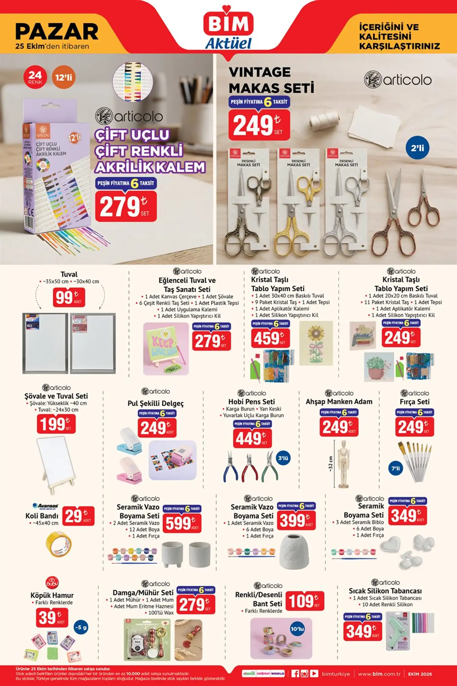 BİM 25 Ekim 2026 Aktüel Ürünler Kataloğu 3