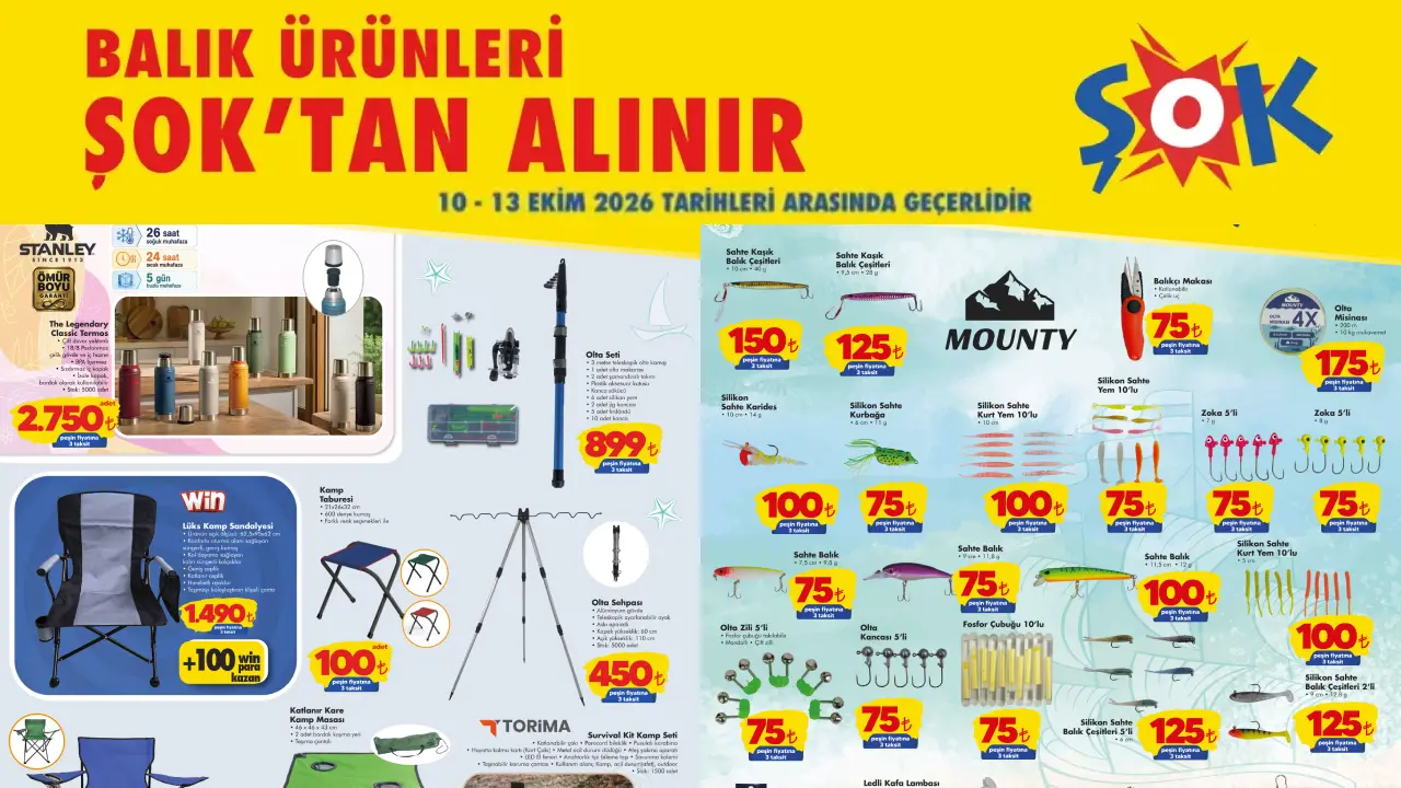 ŞOK 10 Ekim 2026 Aktüel Ürünler Kataloğu