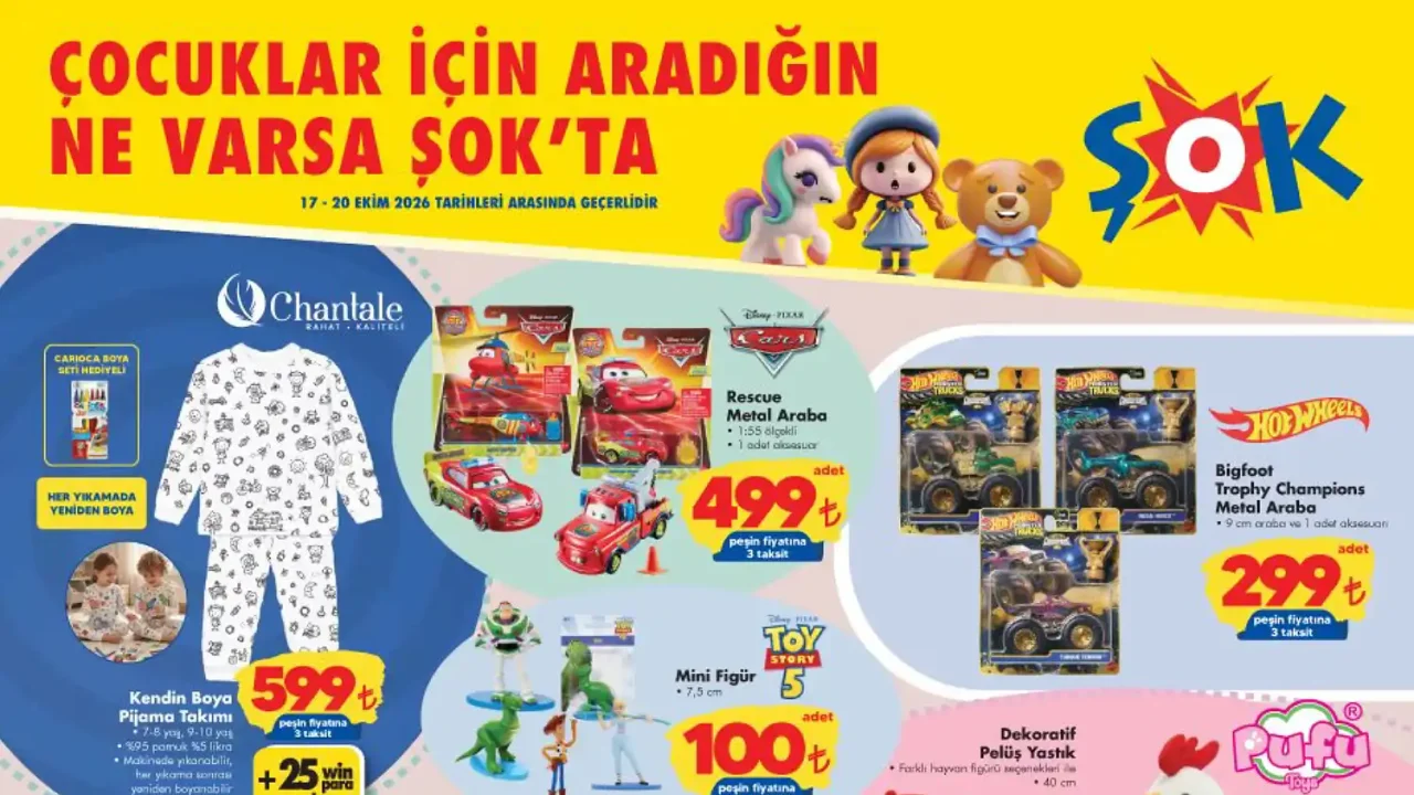 ŞOK 17 Ekim 2026 Aktüel Ürünler Kataloğu