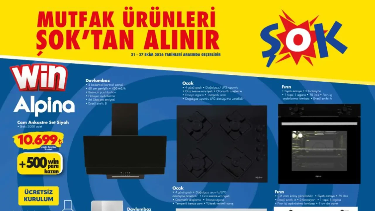 ŞOK 21 Ekim 2026 Aktüel Ürünler Kataloğu