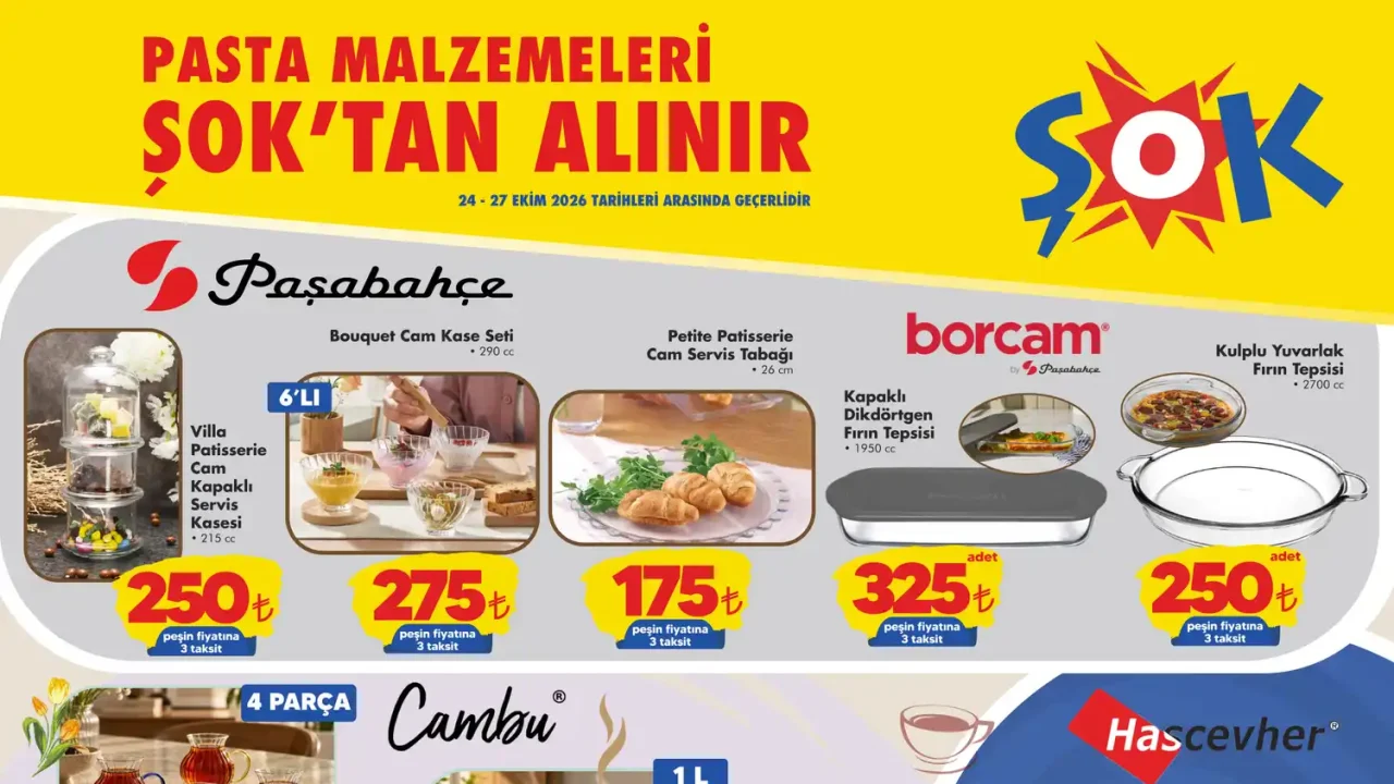 ŞOK 24 Ekim 2026 Aktüel Ürünler Kataloğu