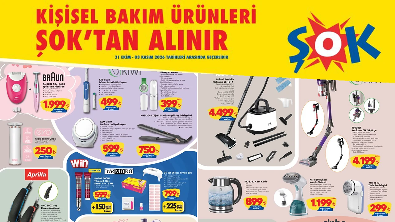 ŞOK 31 Ekim 2026 Aktüel Ürünler Kataloğu
