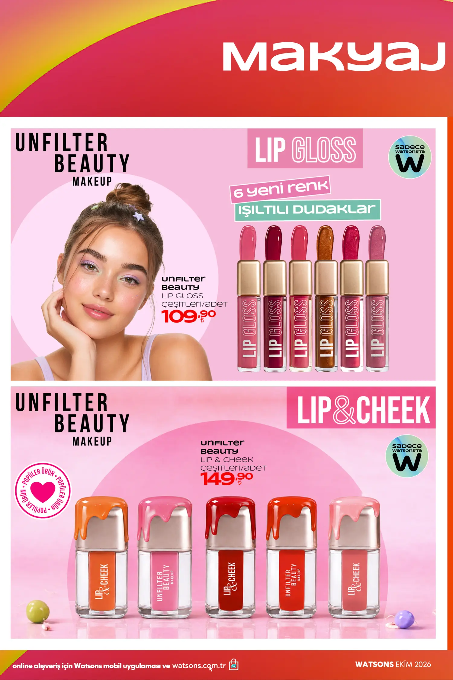 Watsons Ekim 2026 Kataloğu – 10. Aktüel Katalog 14