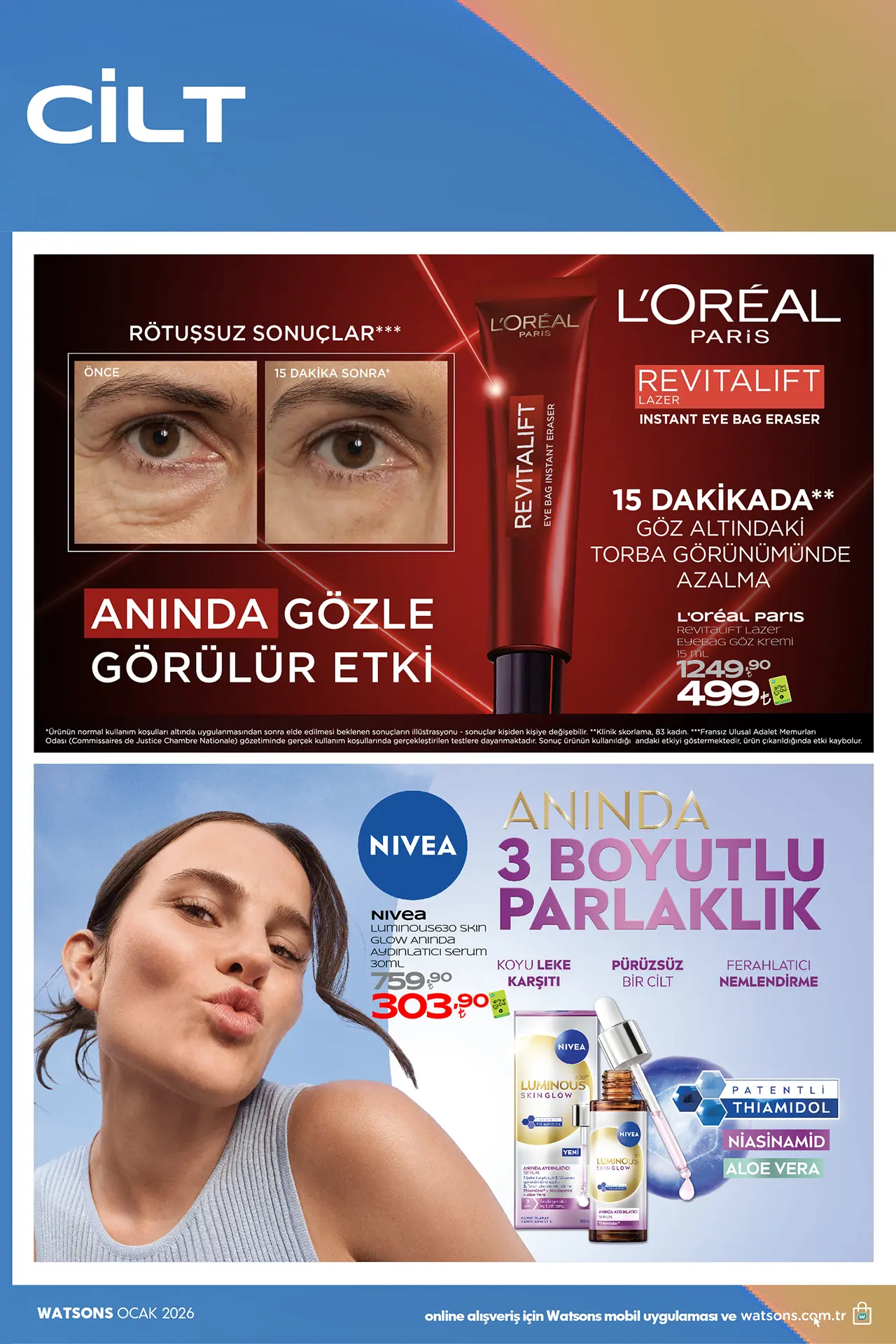 Watsons Ocak 2026 Aktüel Ürünler Kataloğu 16. Sayfa
