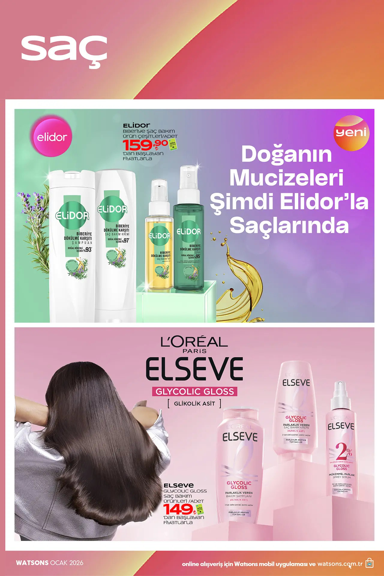 Watsons Ocak 2026 Aktüel Ürünler Kataloğu 30. Sayfa